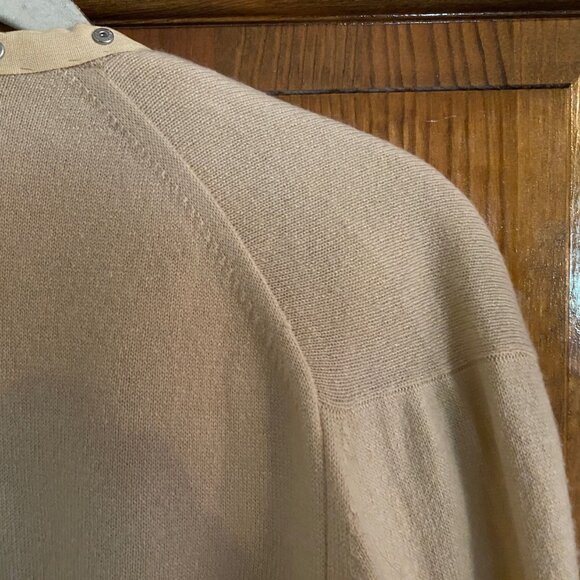 Vintage - Two Cashmere Sweaters with Removable Fur Collar and Rhinestone Accents - Picture 7 of 15